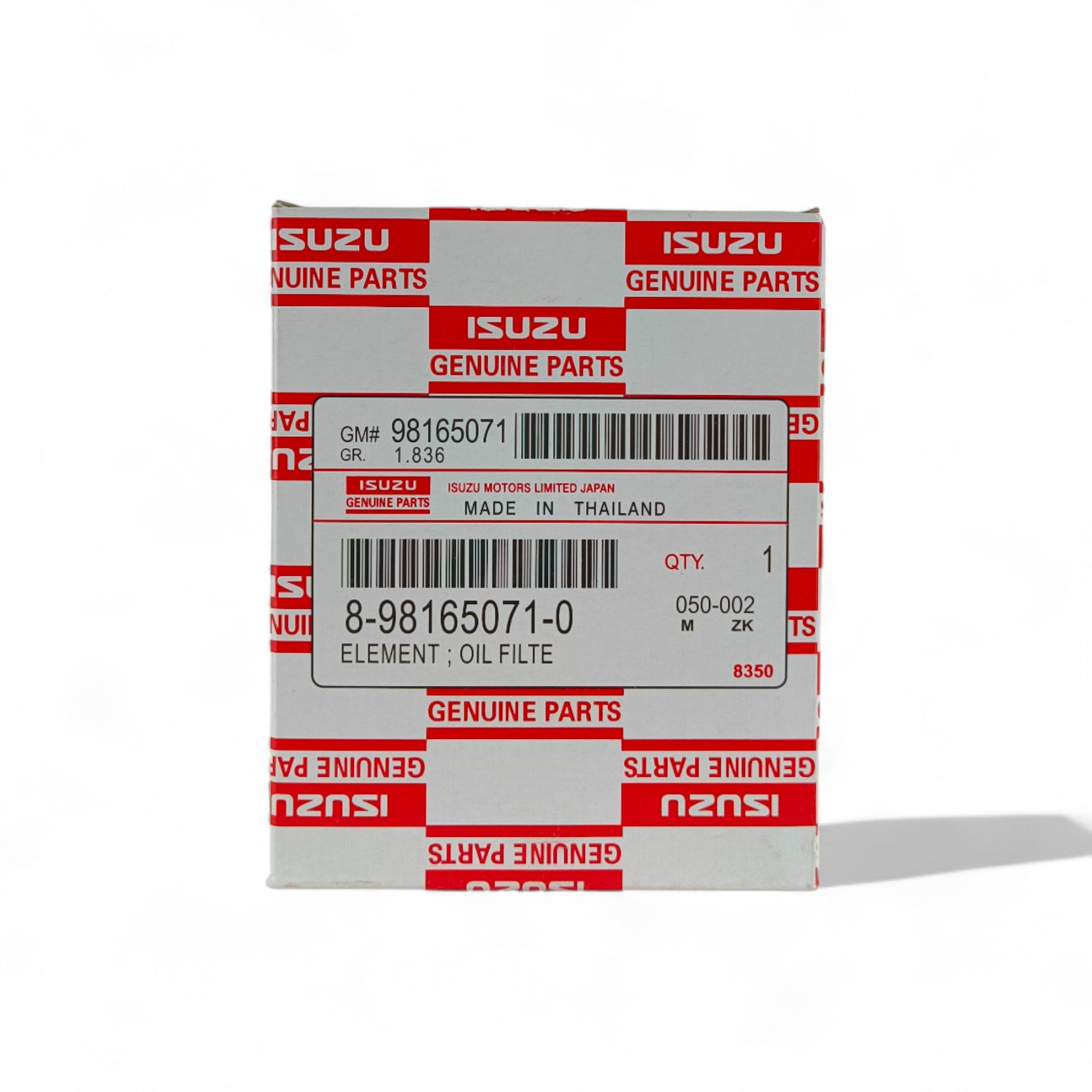 isuzu d-max 8 98165071 0 oil filter box