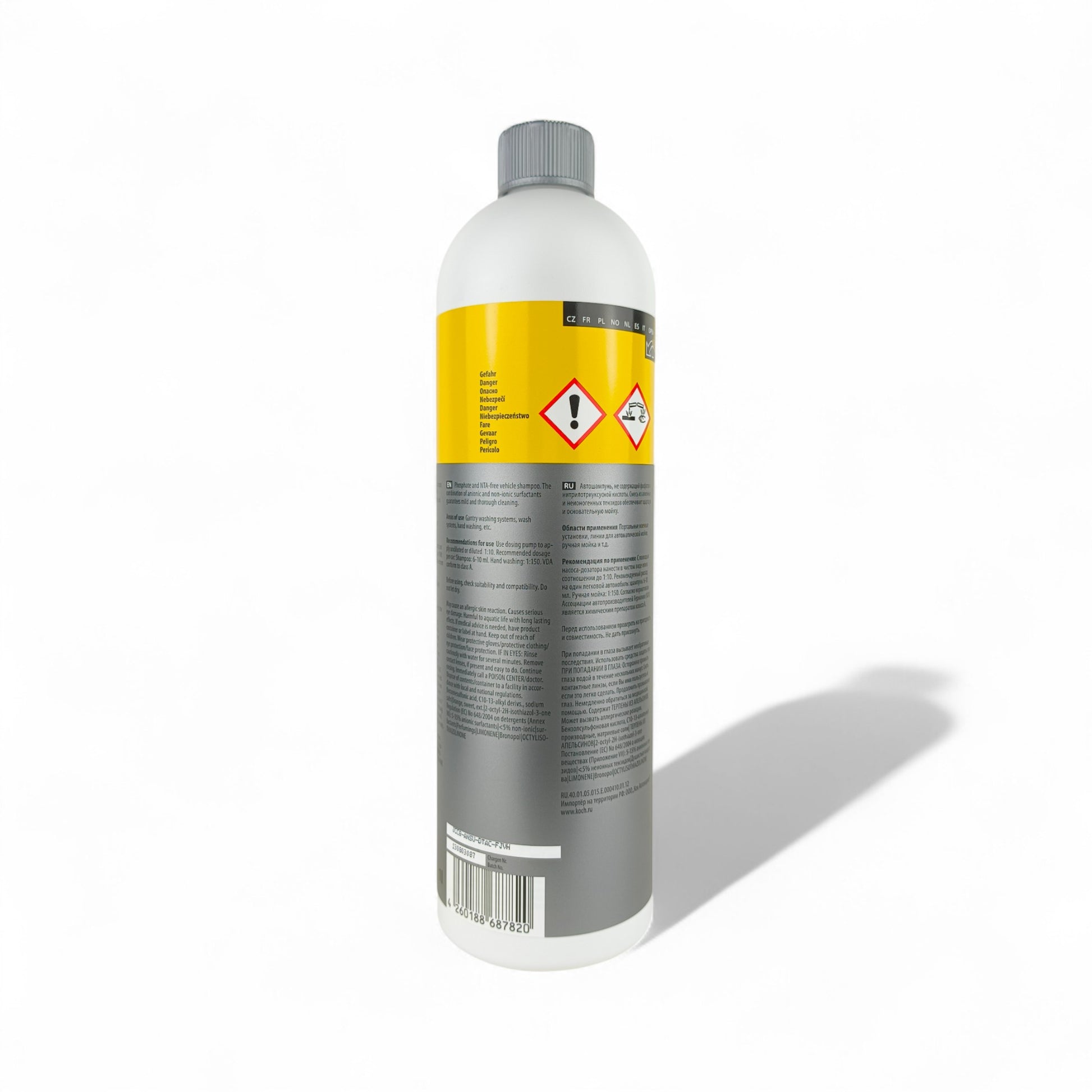 koch chemie as autoshampoo for vehicles 1-litre back side