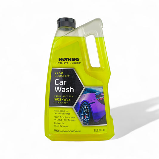 mothers ultimate hybrid bead booster car wash shampoo 1419.5-millilitre front side