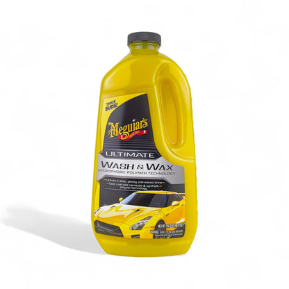 meguiars ultimate hydrophobic wash & wax 1.4L front side