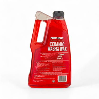 mothers california gold ceramic wash & wax 1478-millilitre back side