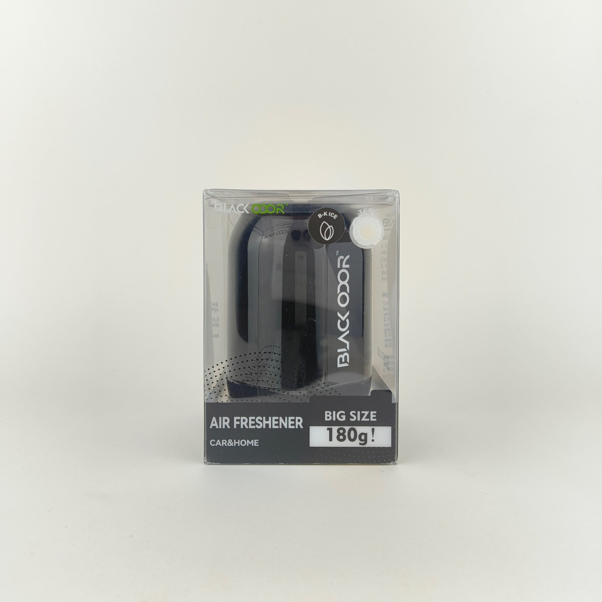 BLACKODOR Gel Air Freshener for Vehicles (Black Ice) - 180g box