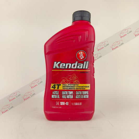 KENDALL 4T 10W-40 Fully-Synthetic Motorcycle Engine Oil - 1L front side