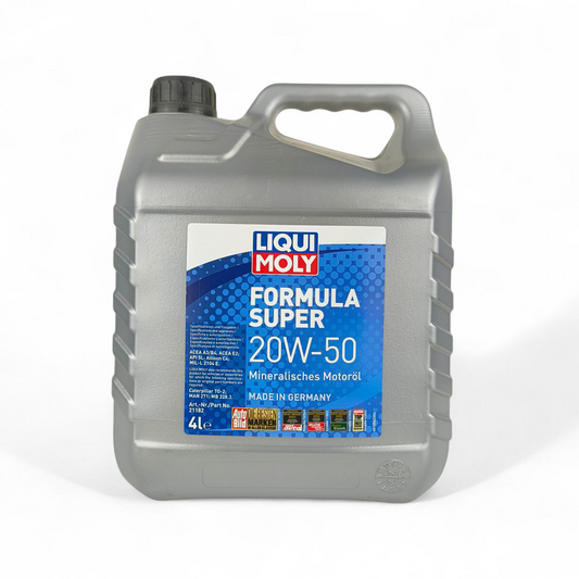 liquimoly 20w50 formula super 4-litre engine oil front side 