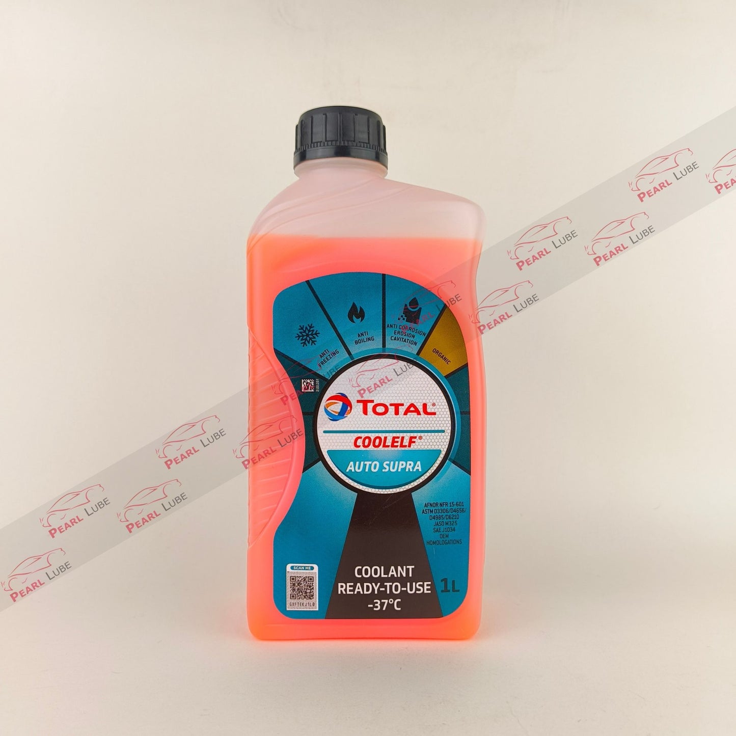 TOTAL Coolelf Auto Supra Coolant Orange front side - 1L