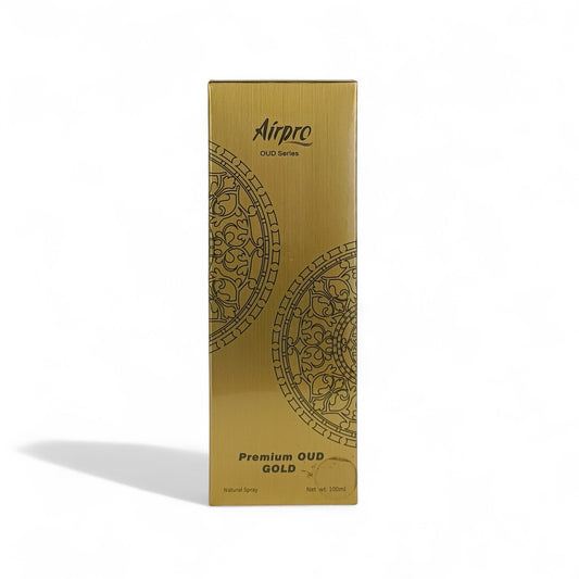 AIRPRO Premium Oud Gold Spray Air Freshener - 100ml