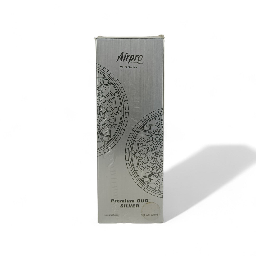 AIRPRO Premium Oud Silver Spray Air Freshener - 100ml