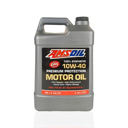 amsoil 10w40 premium protection 3.784-litre engine oil front side 