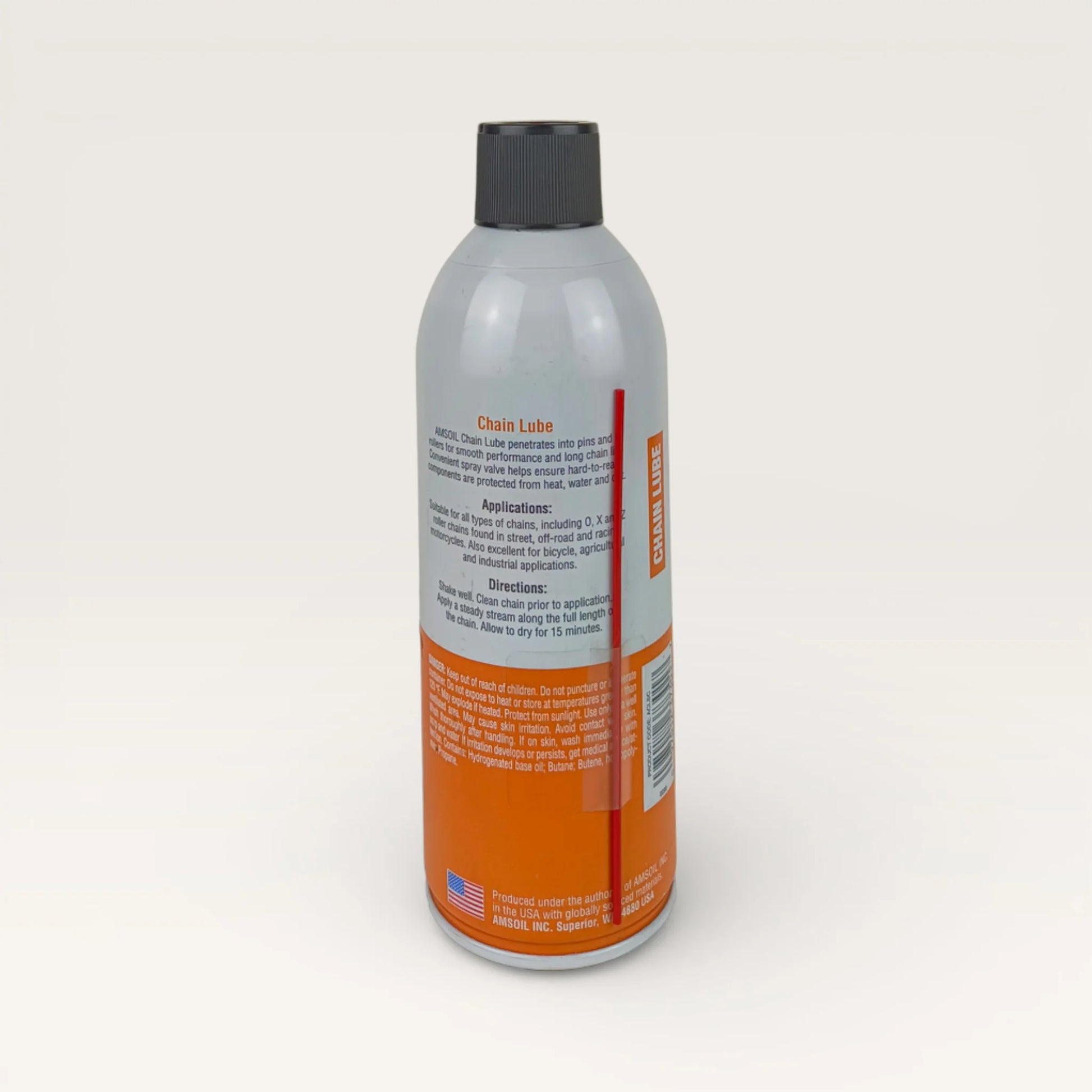 amsoil chain lubricant 312-grams back side