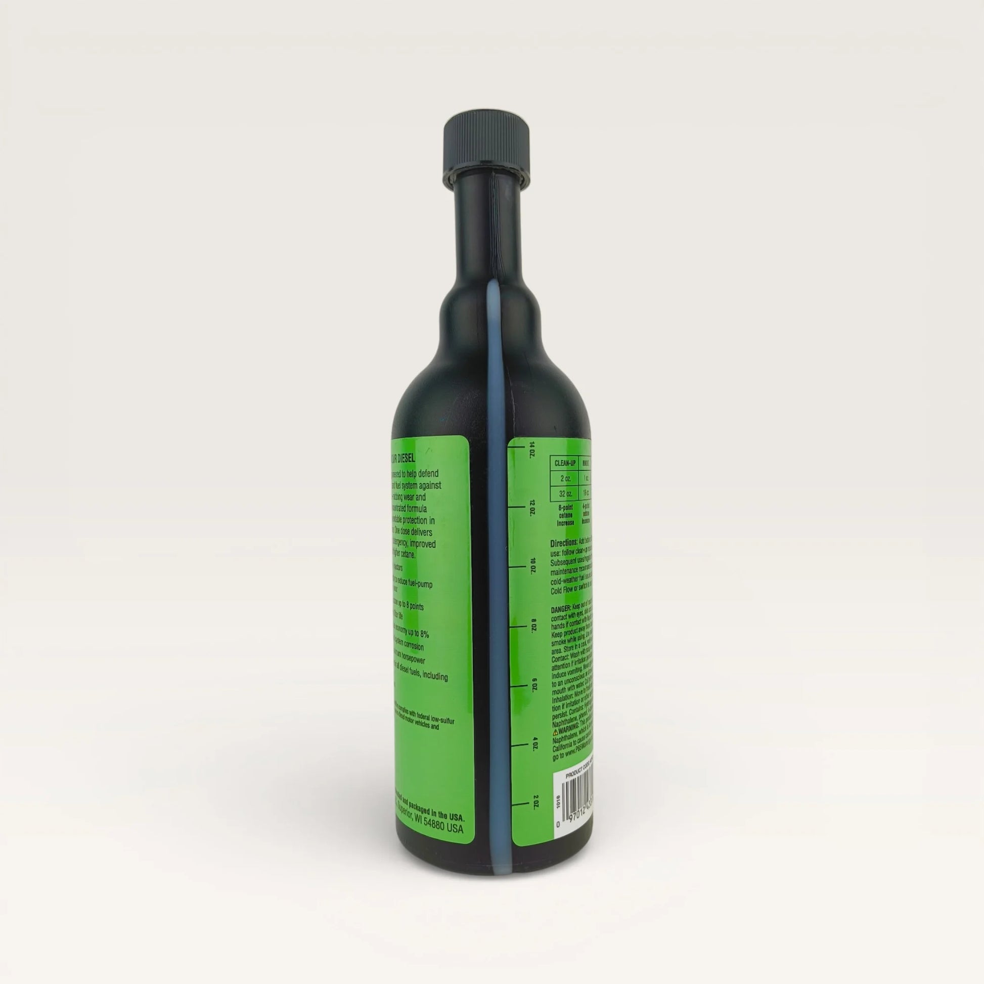 amsoil injector clean + cetane boost for diesel 473-millilitre back side