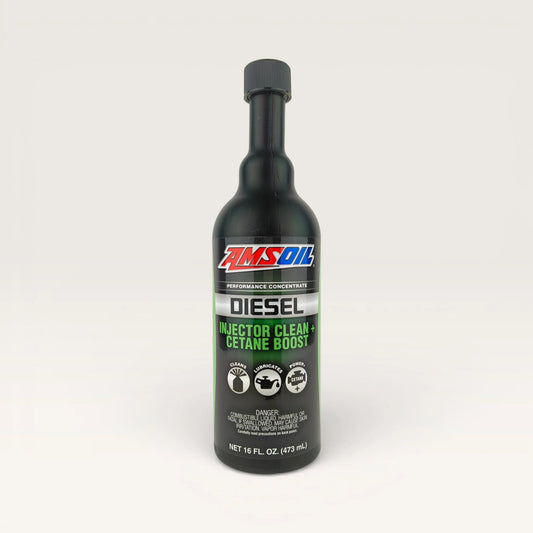 amsoil injector clean + cetane boost for diesel 473-millilitre front side
