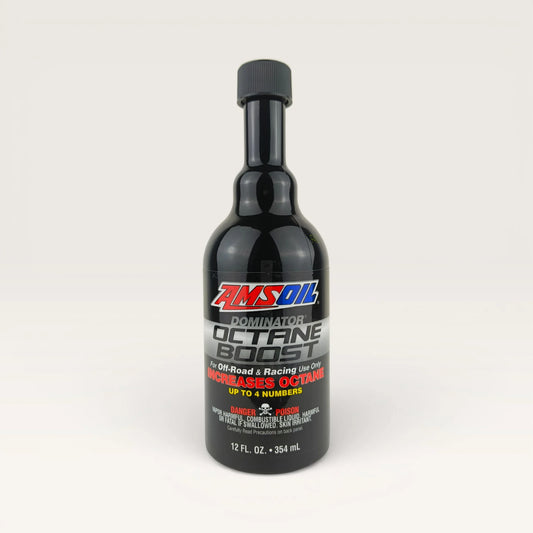 amsoil dominator octane boost additive 354-millilitre front side
