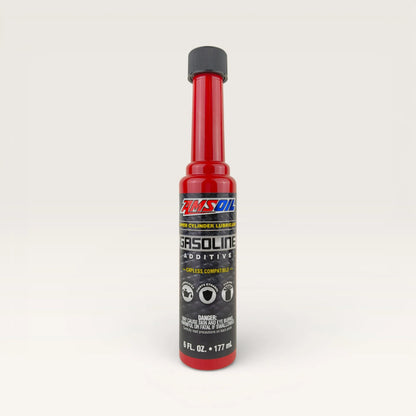 amsoil gasoline additive for upper cylinder lubrication 177-millilitre front side