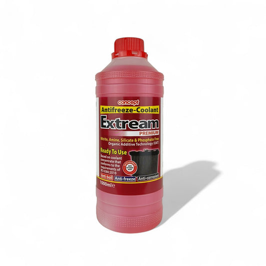CONCEPT Extream Antifreeze Coolant Red - 1L, 500ml
