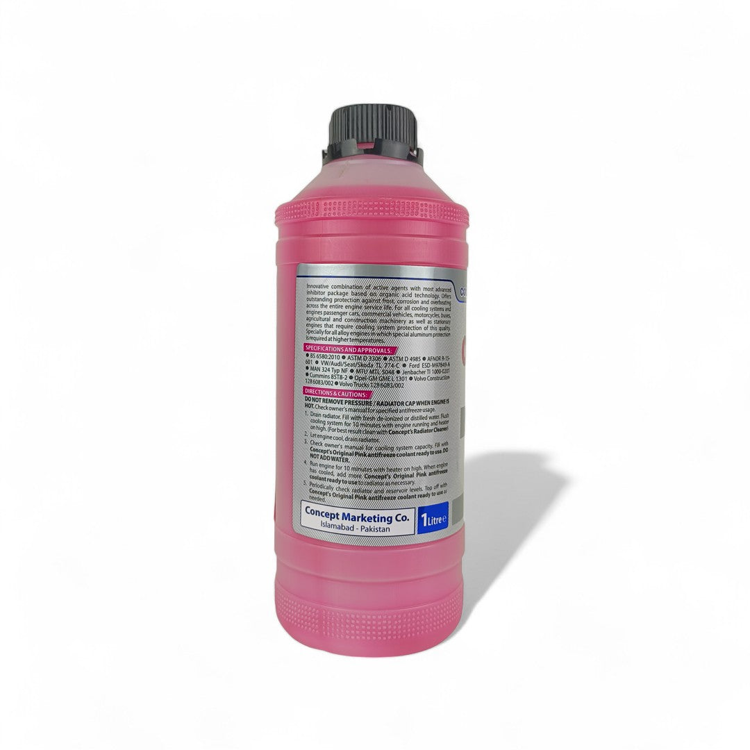 CONCEPT Original Pink Antifreeze Coolant - 1L
