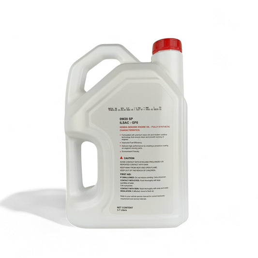 honda 0w20 sp 3.7-litre engine oil back side