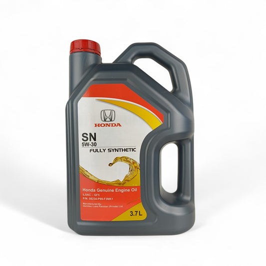 honda 5w30 sn 3.7-litre engine oil front side