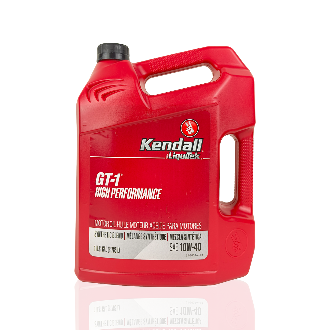 KENDALL GT-1 10W-40 (10w40) High Performance Engine Oil - 3.785L