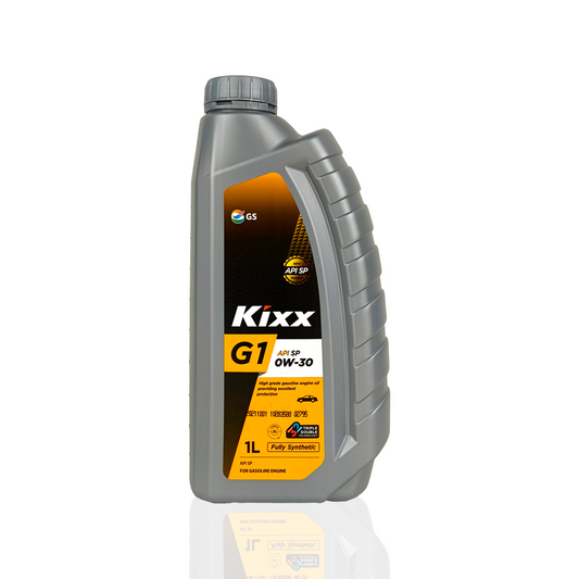 kixx g1 0w30 api sp 1-litre engine oil front side 