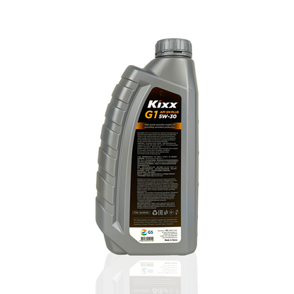kixx g1 5w30 api sn plus 1-litre engine oil back side