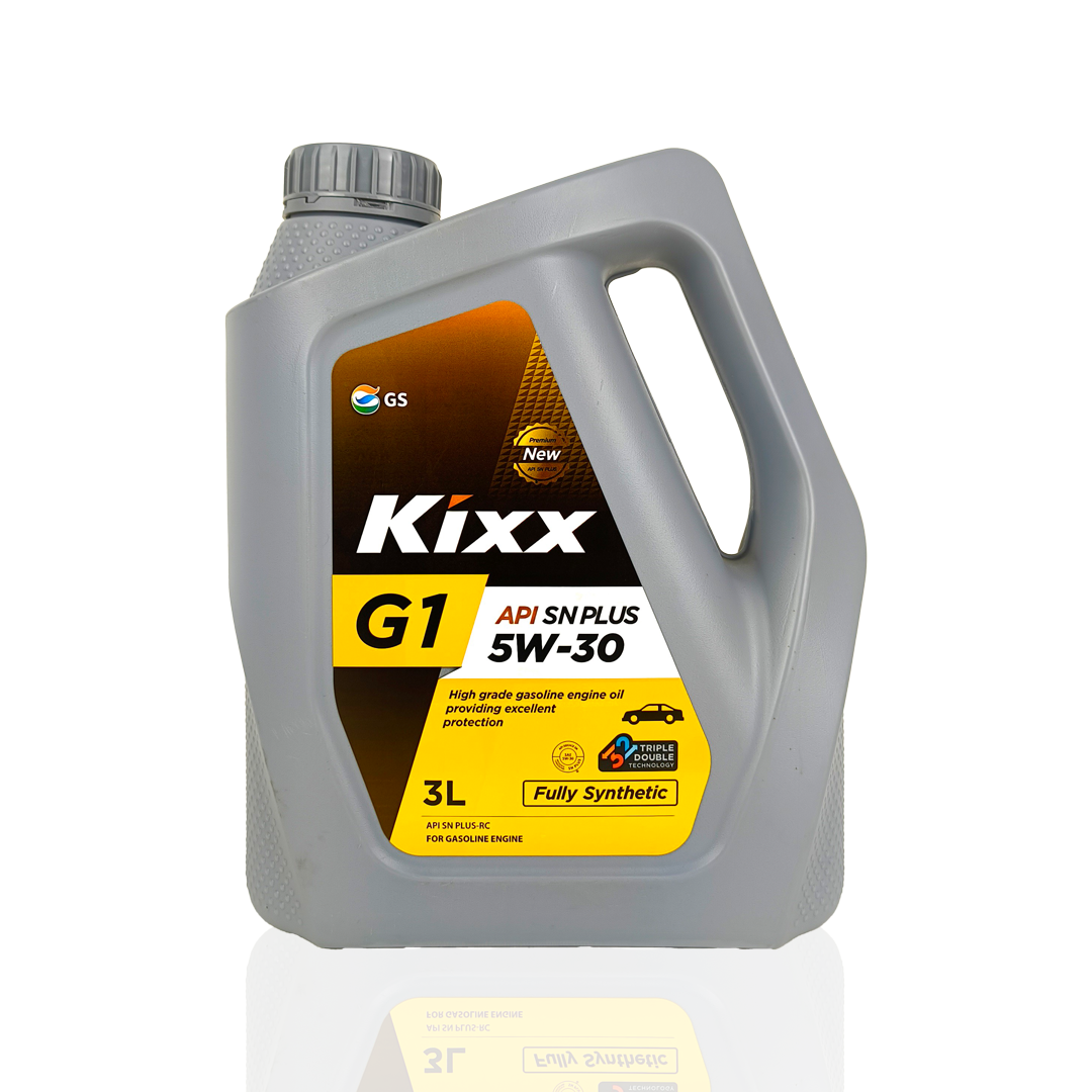 kixx g1 5w30 api sn plus 3-litre engine oil front side