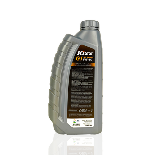 kixx g1 5w50 api sn plus 1-litre engine oil back side 