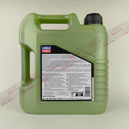 liquimoly 0w20 molygen 4-litre engine oil back side