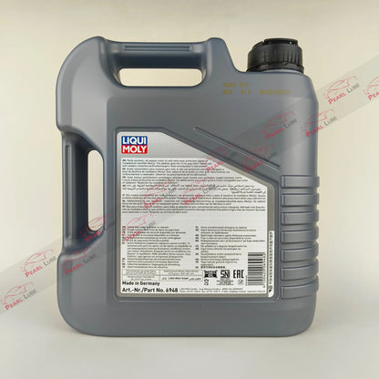 liquimoly 10w40 mos2 leichtlauf 4-litre engine oil back side 