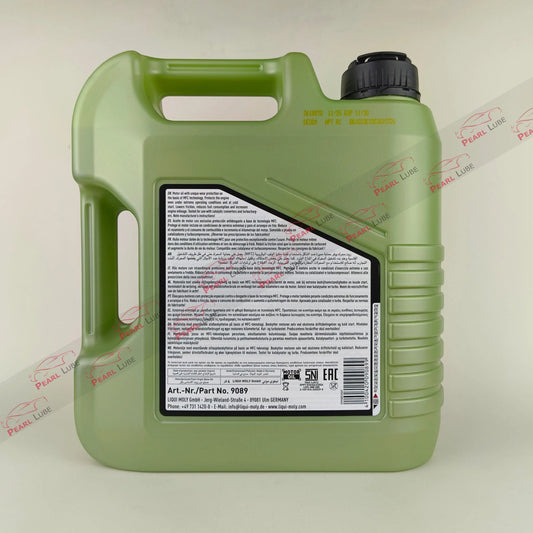 liquimoly 5w30 molygen new generation 4-litre engine oil back side