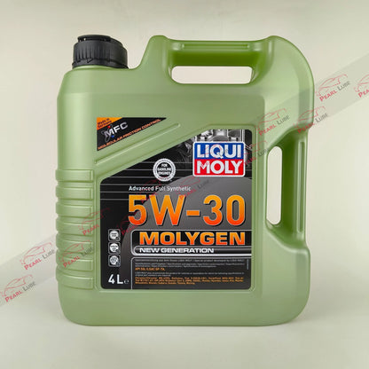 liquimoly 5w30 molygen new generation 4-litre engine oil front side