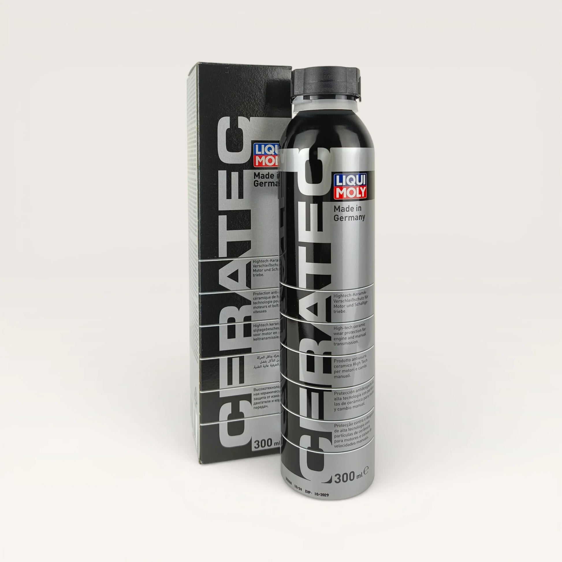 liquimoly cera tec engine treatment liquid bottle 300-millilitre front side