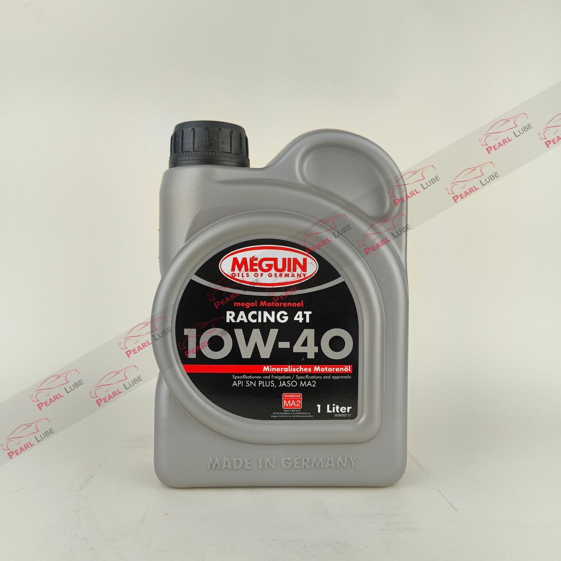 MEGUIN 10W-40 (10w40) 4t Synthetic Racing Motorcycle Engine Oil - 1L front side