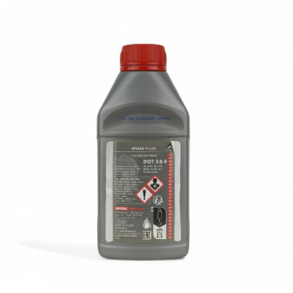 motul dot 3 and dot 4 brake fluid 500-millilitre back side 
