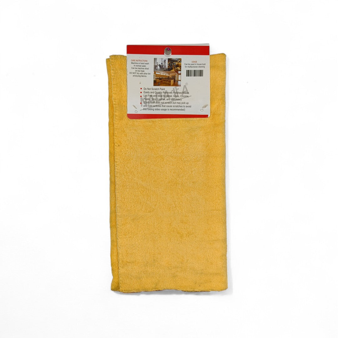 NADAFA Edgeless Microfiber Towel Yellow - 50x50cm