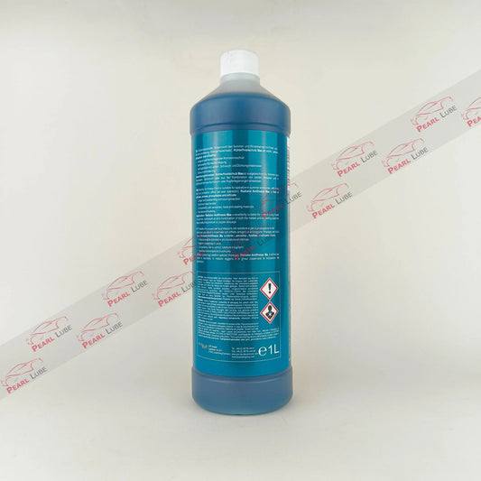 PROTEC Radiator Antifreeze Coolant Blue 50/50 Premix 1 Liter back side