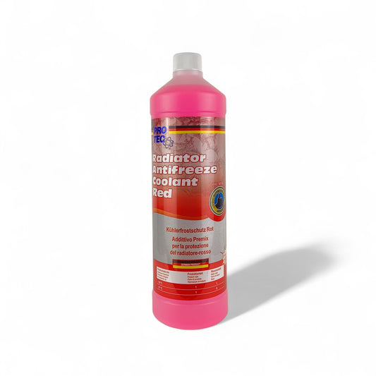 PROTEC Radiator Antifreeze Coolant Red - 1L