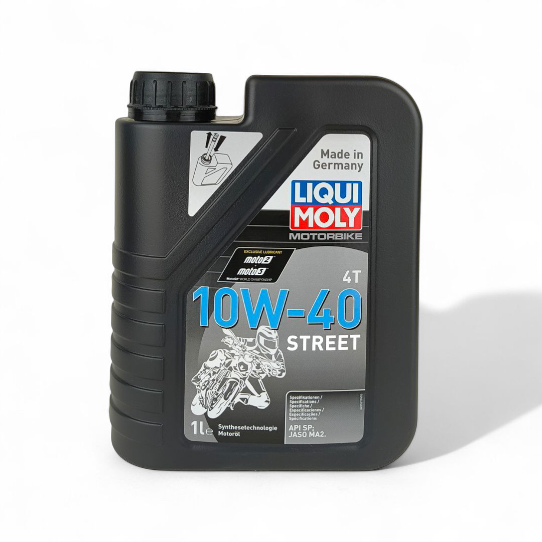 liquimoly 4t 10w40 street 1-litre engine oil front side 