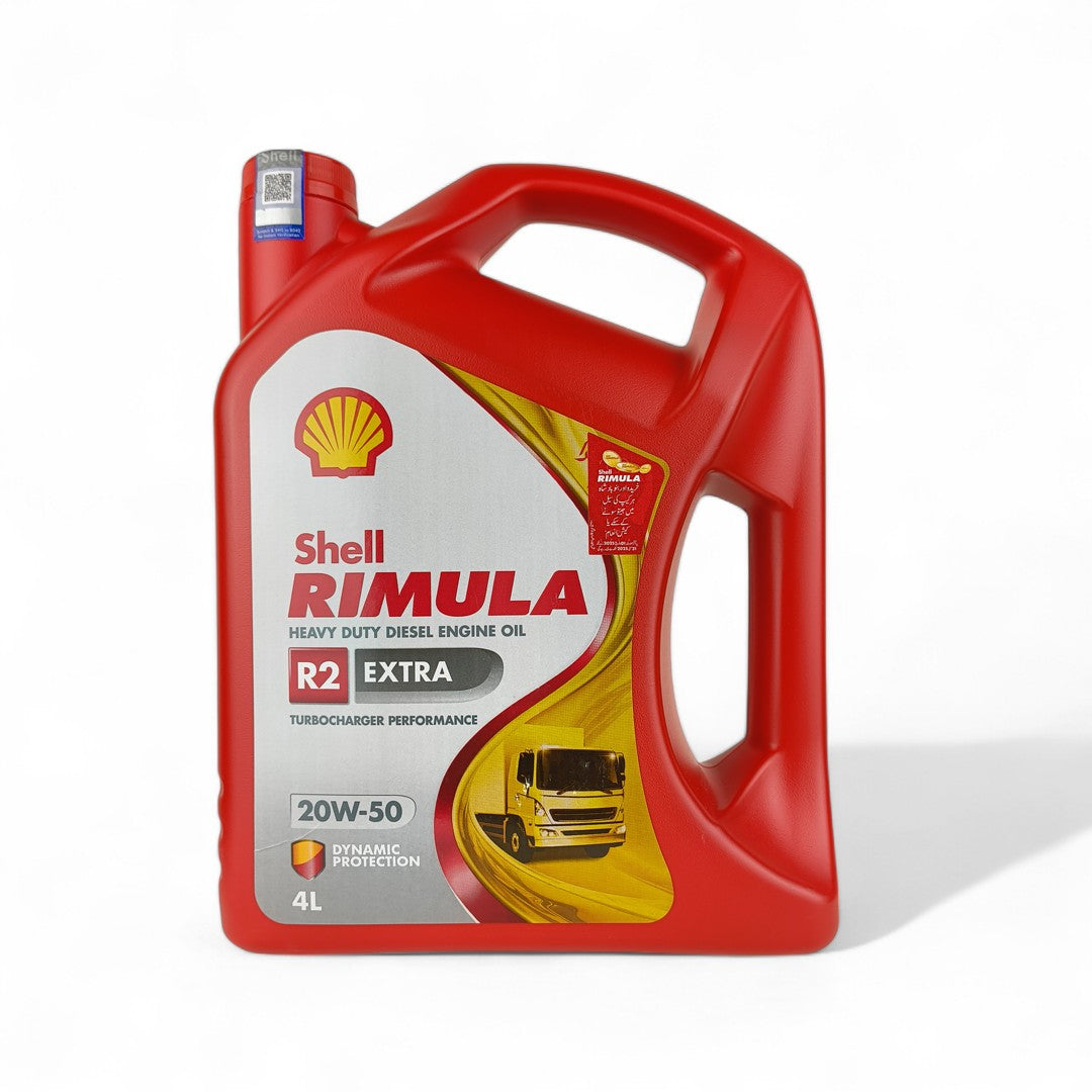 SHELL Rimula R2 Extra 20W-50 (20w50) Engine Oil - 4L – Pearllube