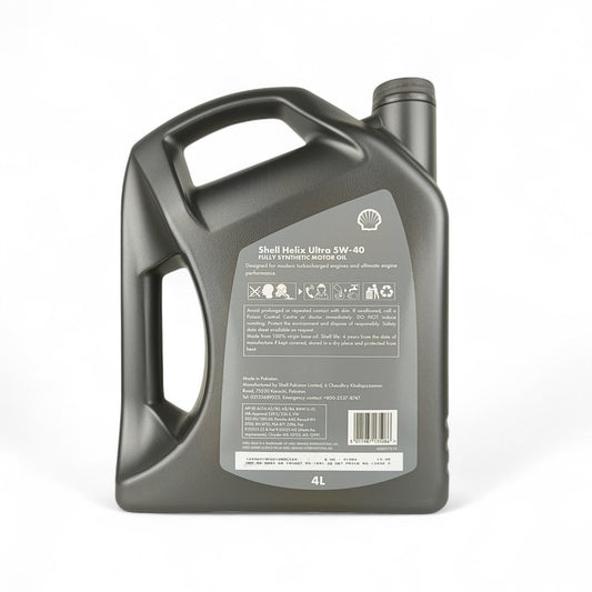 SHELL Helix Ultra 5W-40 (5w40) Engine Oil - 4L