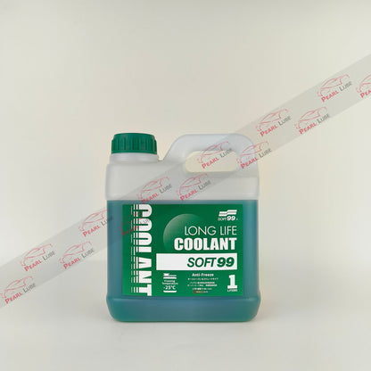 soft99 long life green coolant liquid bottle 1-litre front side