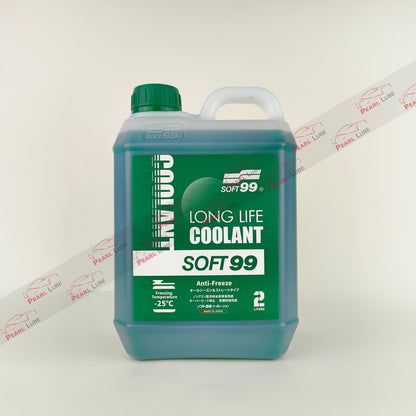 soft99 long life green coolant liquid bottle 2-litre front side