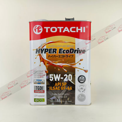 totachi 5w-20 hyper ecodrive api sp engine oil 4-Litre front side