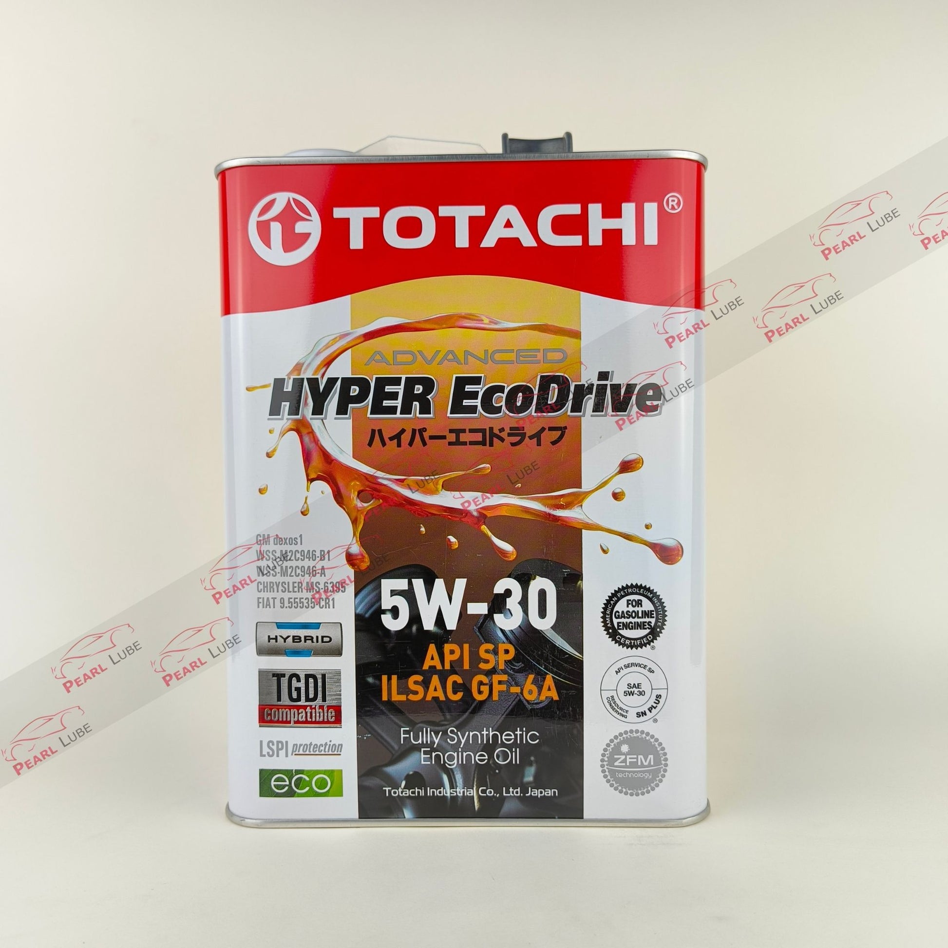 totachi 5w-30 hyper ecodrive api sp engine oil 4-Litre front side