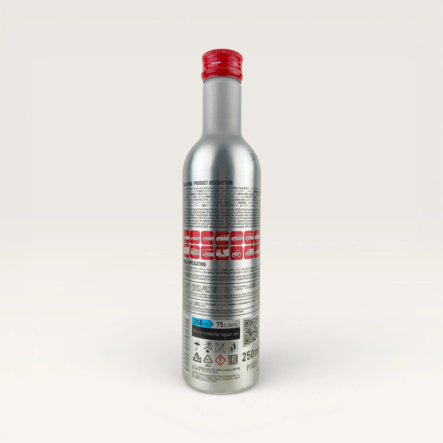 TOTACHI Diesel Cetane & Fuel System Boost Additive 250-millilitre back side
