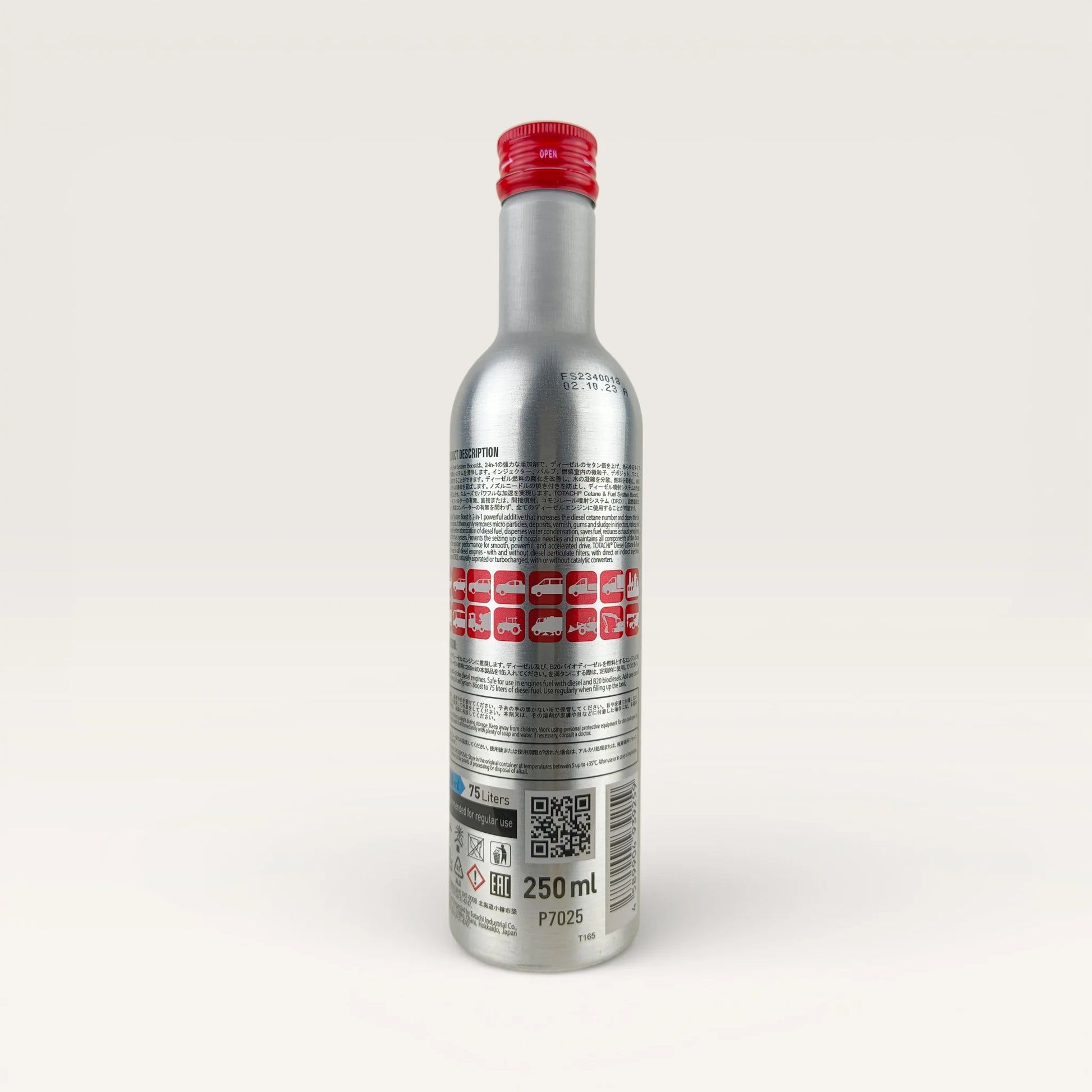 TOTACHI Diesel Cetane & Fuel System Boost Additive 250-millilitre back side