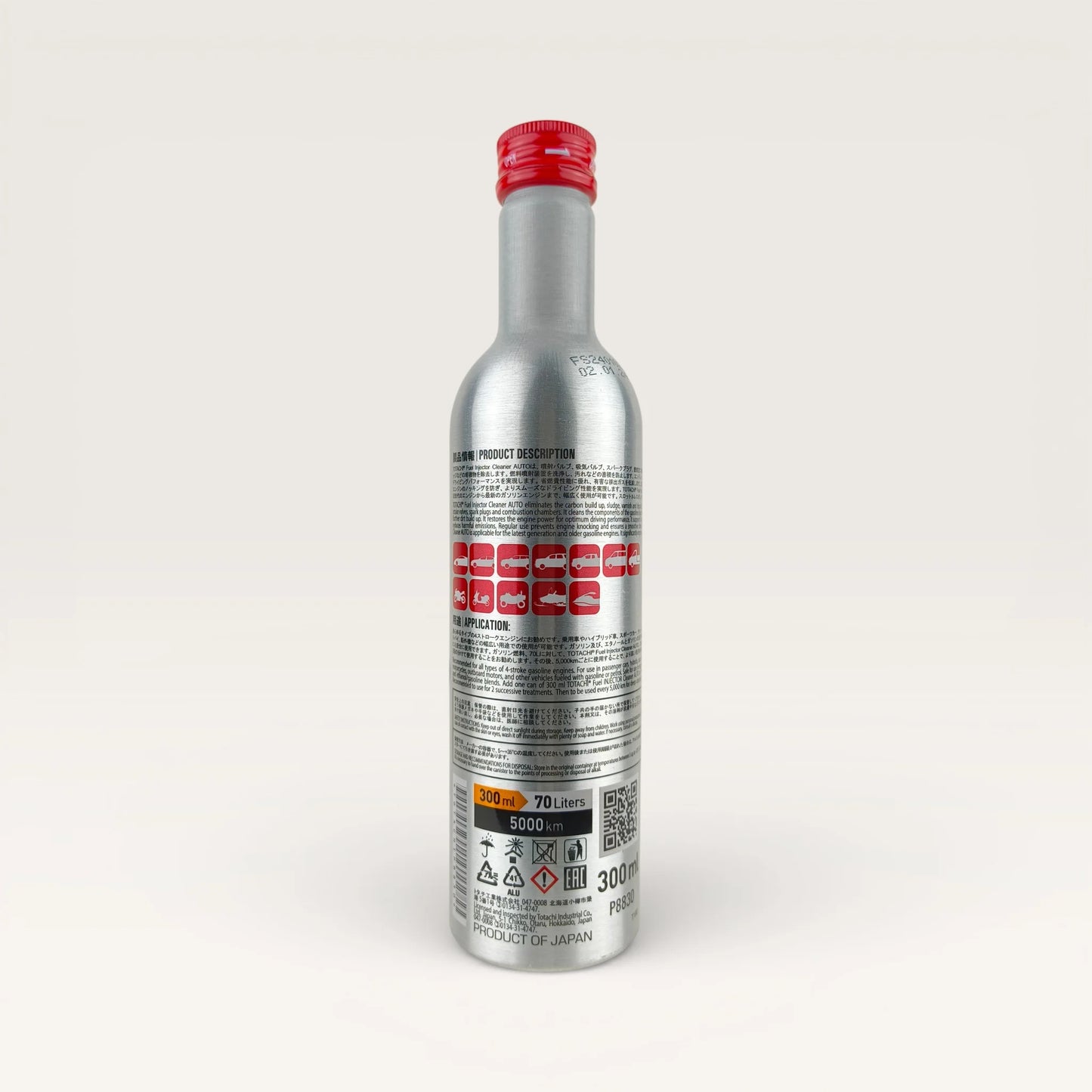 TOTACHI Fuel Injector Cleaner Additive for petrol vehicles 300-millilitre back side