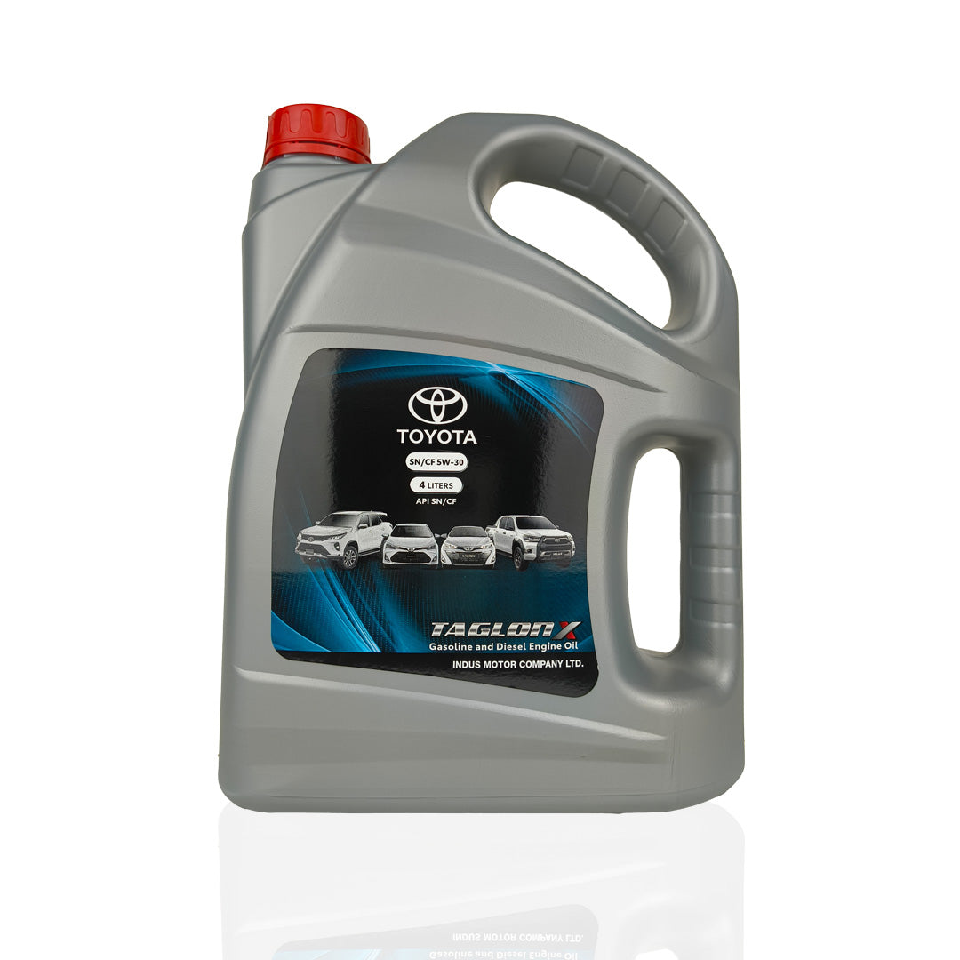 toyota 5w30 taglonx 4-litre engine oil back side