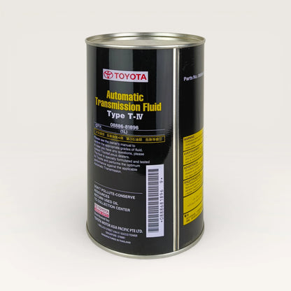 toyota atf type t-4 1-litre transmission fluid back side