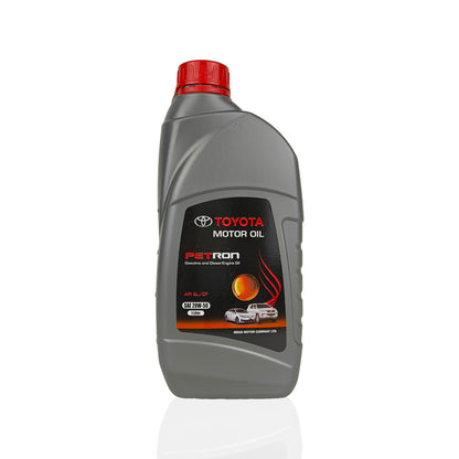 toyota 20w50 petron 1-litre engine oil front side 