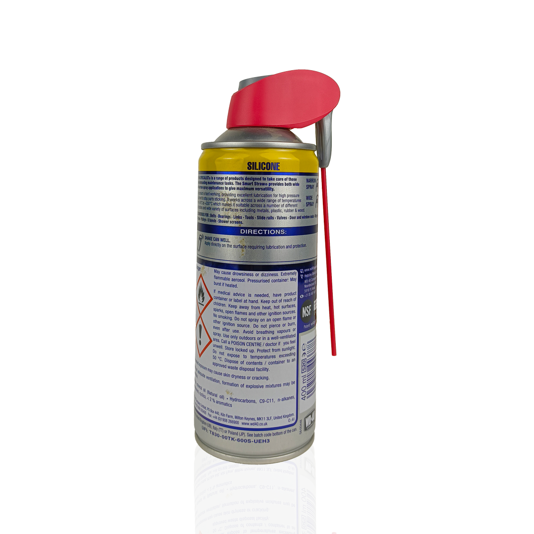 wd40 specialist silicone lubricant 400-millilitre back side 